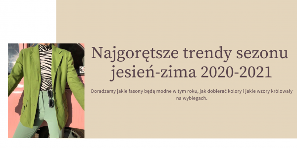 Trendy podzim-zima 2020/2021